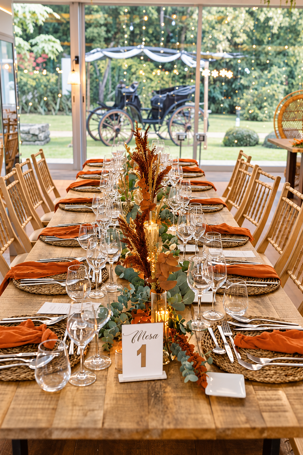 Detalhe de mesa preparada pela Gémeos Catering